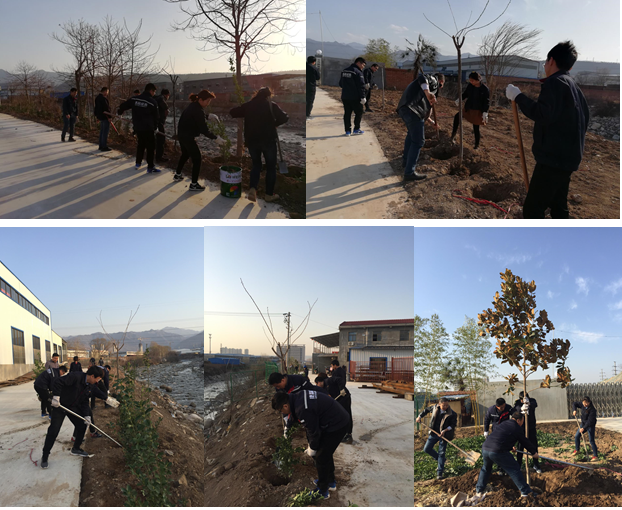 寶雞捷銳“迎春風(fēng)，綠家園”植樹(shù)節(jié)(圖1)